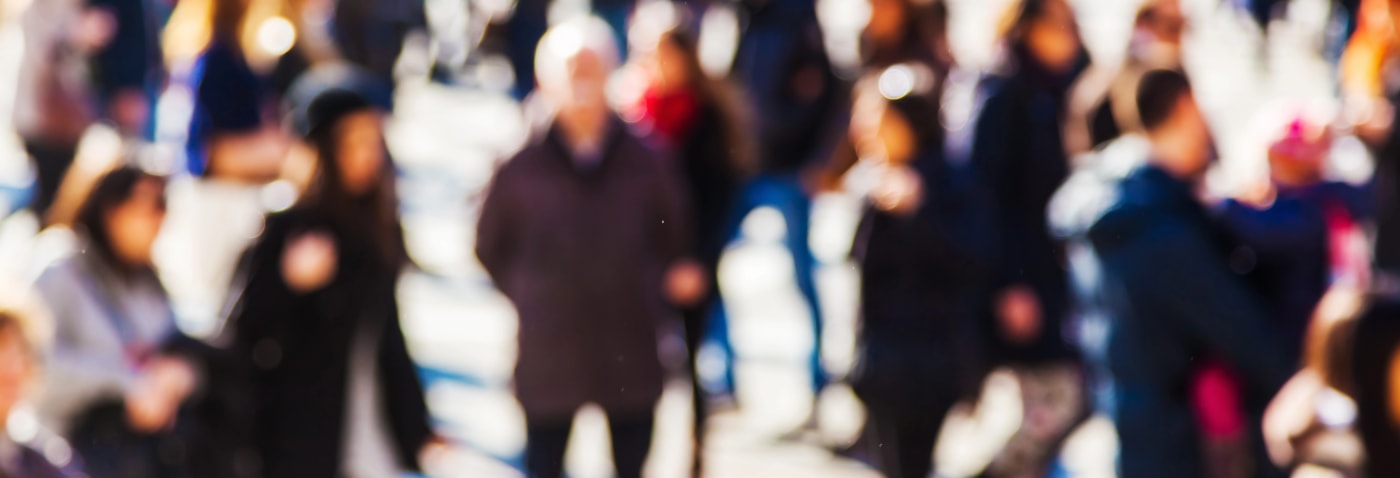 crowd walking West Lafayette